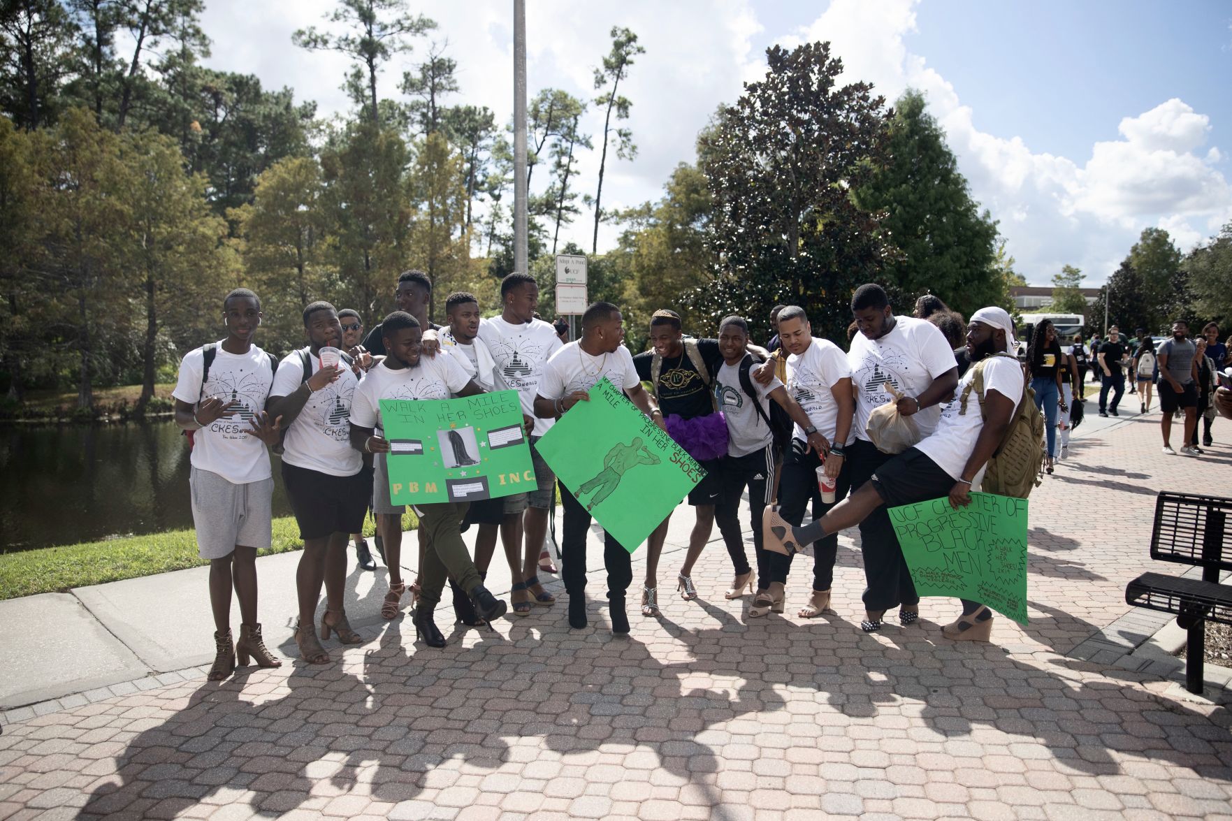 ‘A Mile In Her Shoes’: UCF organization hosts walk for domestic violence awareness month